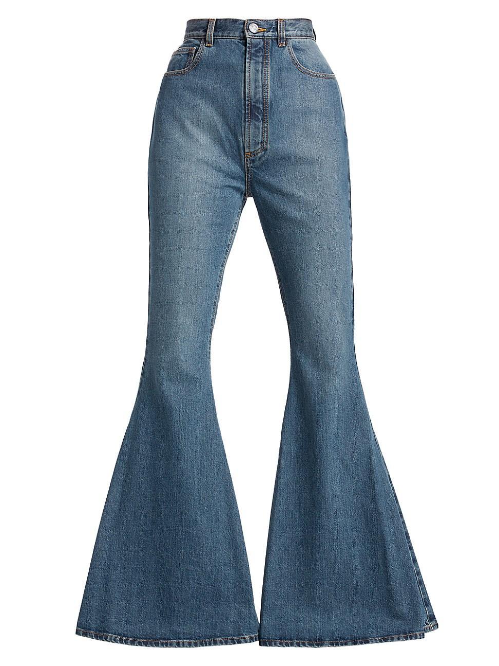 Womens Flared High-Rise Jeans product image