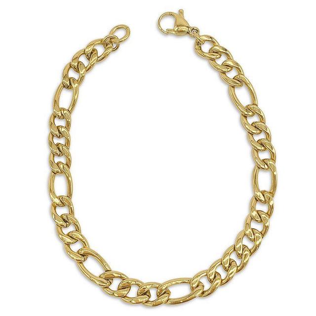 Adornia Stainless Steel Chain Bracelet, Mens, Gold Tone Product Image