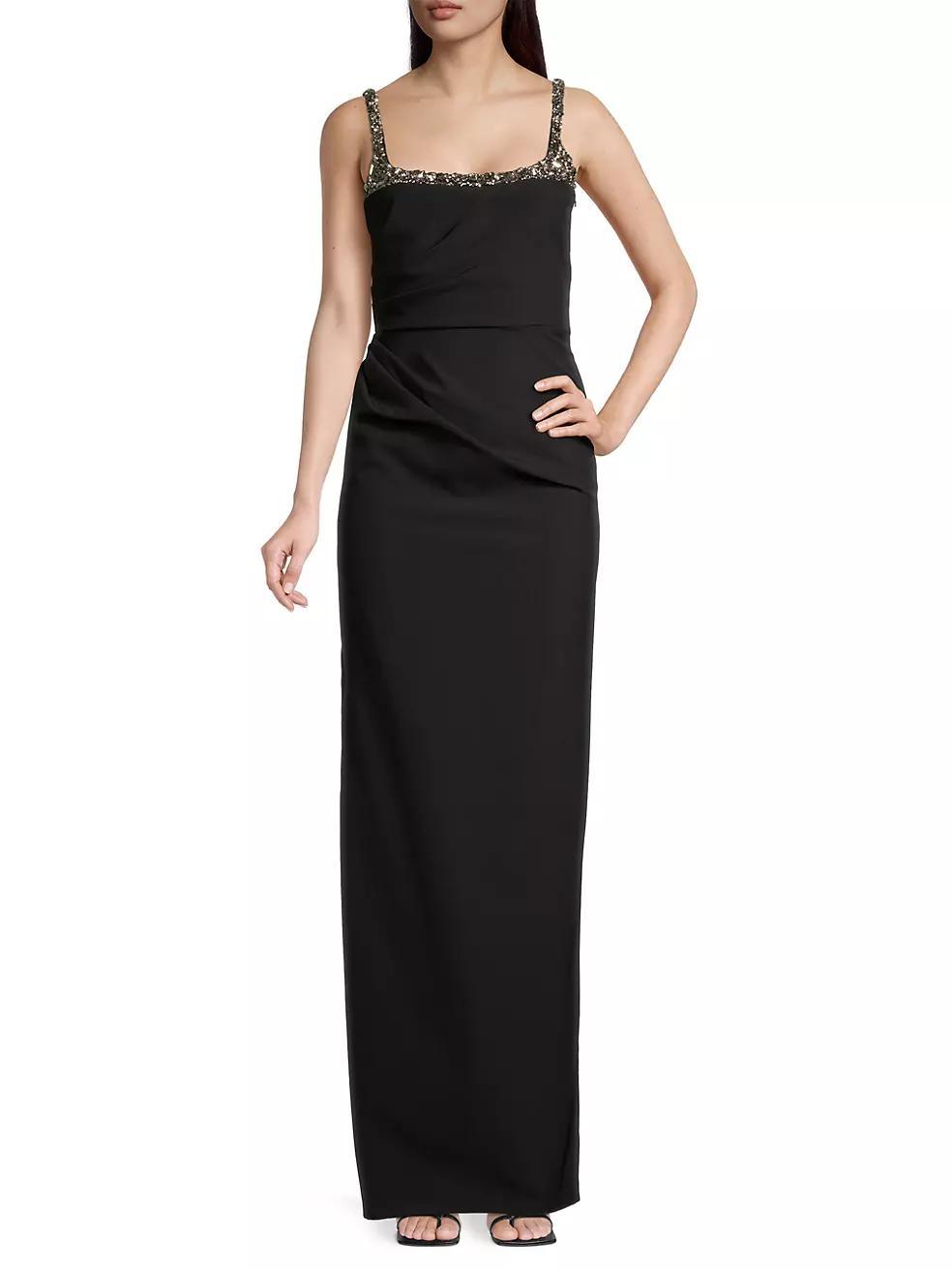 Sam Beaded Column Gown Product Image