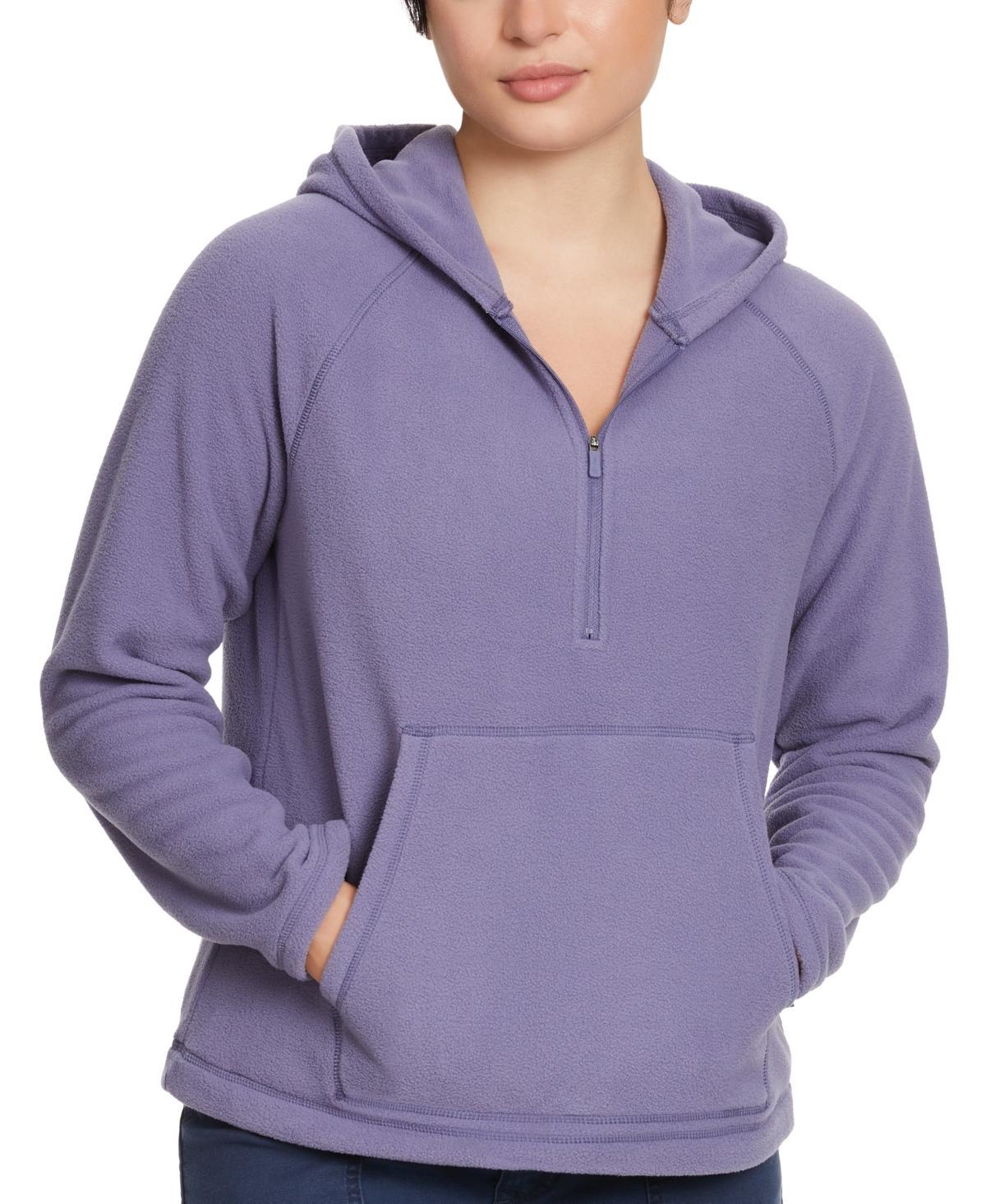 Bass Outdoor Womens Quarter-Zip Long-Sleeve Hoodie Product Image