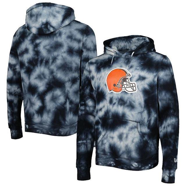 Mens New Era Cleveland Browns Team Tie-Dye Pullover Hoodie Product Image