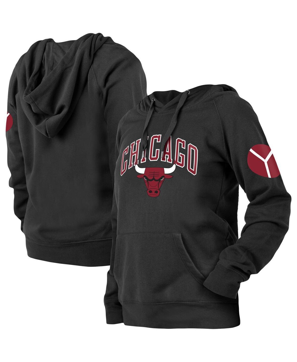 Womens New Era Black Chicago Bulls 2022/23 City Edition Pullover Hoodie Product Image