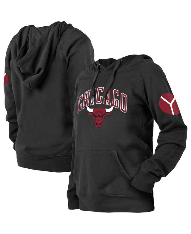 Womens New Era Black Chicago Bulls 2022/23 City Edition Pullover Hoodie Product Image