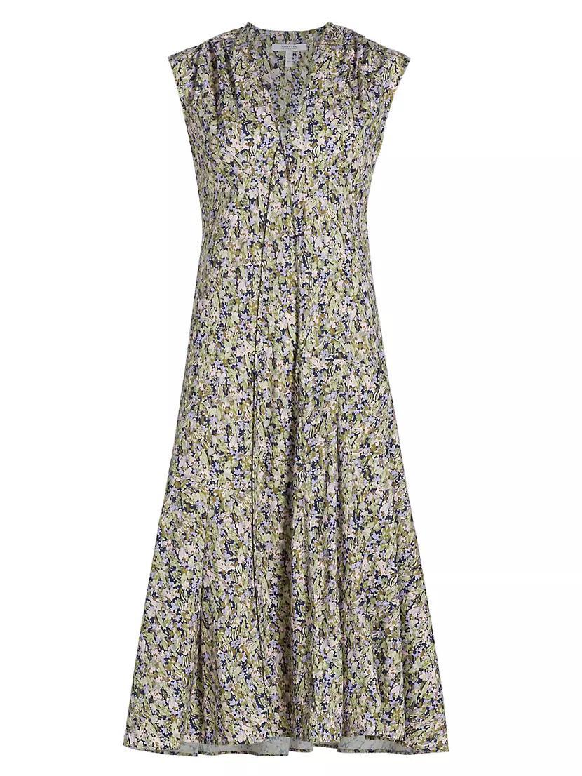 Reina Cotton Floral Midi-Dress product image