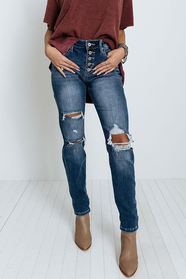 KanCan The Contessa High Waist Distressed Jean product image