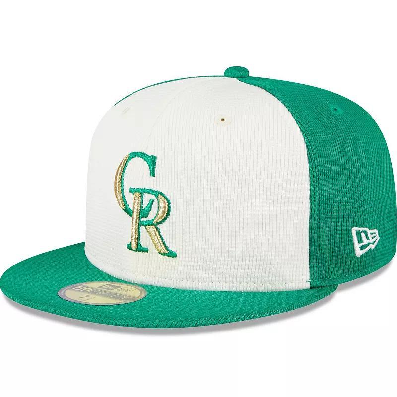 Mens New Era /Green Colorado Rockies 2024 St. Patricks Day 59FIFTY Fitted Hat Product Image