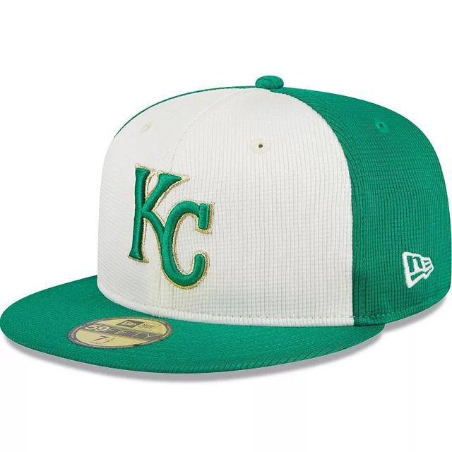 Mens New Era /Green Kansas City Royals 2024 St. Patricks Day 59FIFTY Fitted Hat Product Image