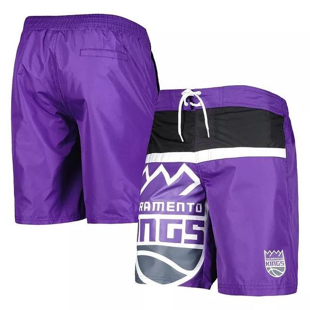 Mens G-III Sports by Carl Banks Purple Sacramento Kings Sea Wind Swim Trunks Product Image