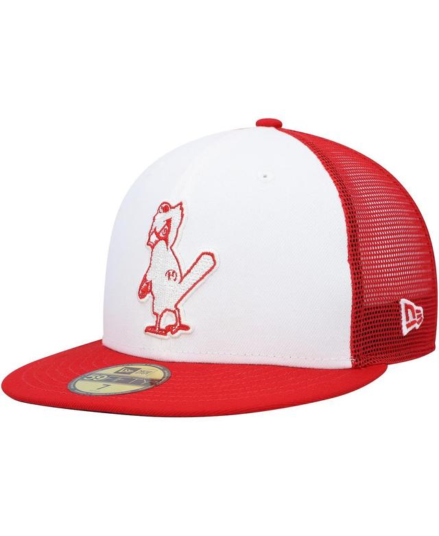 Mens New Era Red and White St. Louis Cardinals 2023 On-Field Batting Practice 59FIFTY Fitted Hat - Red Product Image