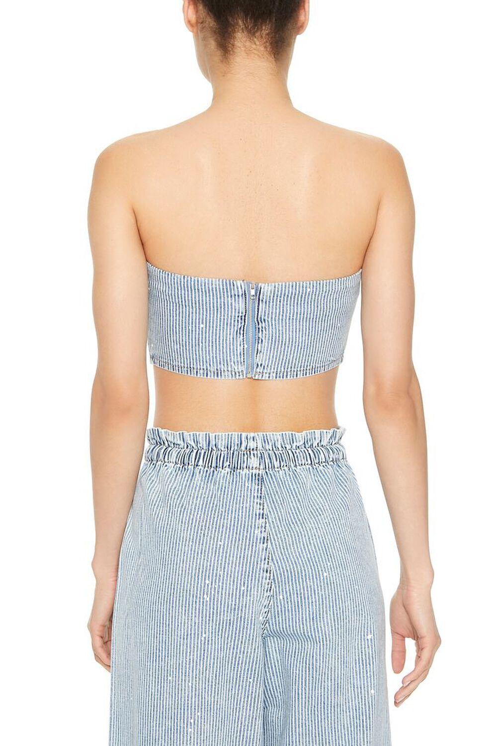 Pinstriped Tube Top | Forever 21 Product Image