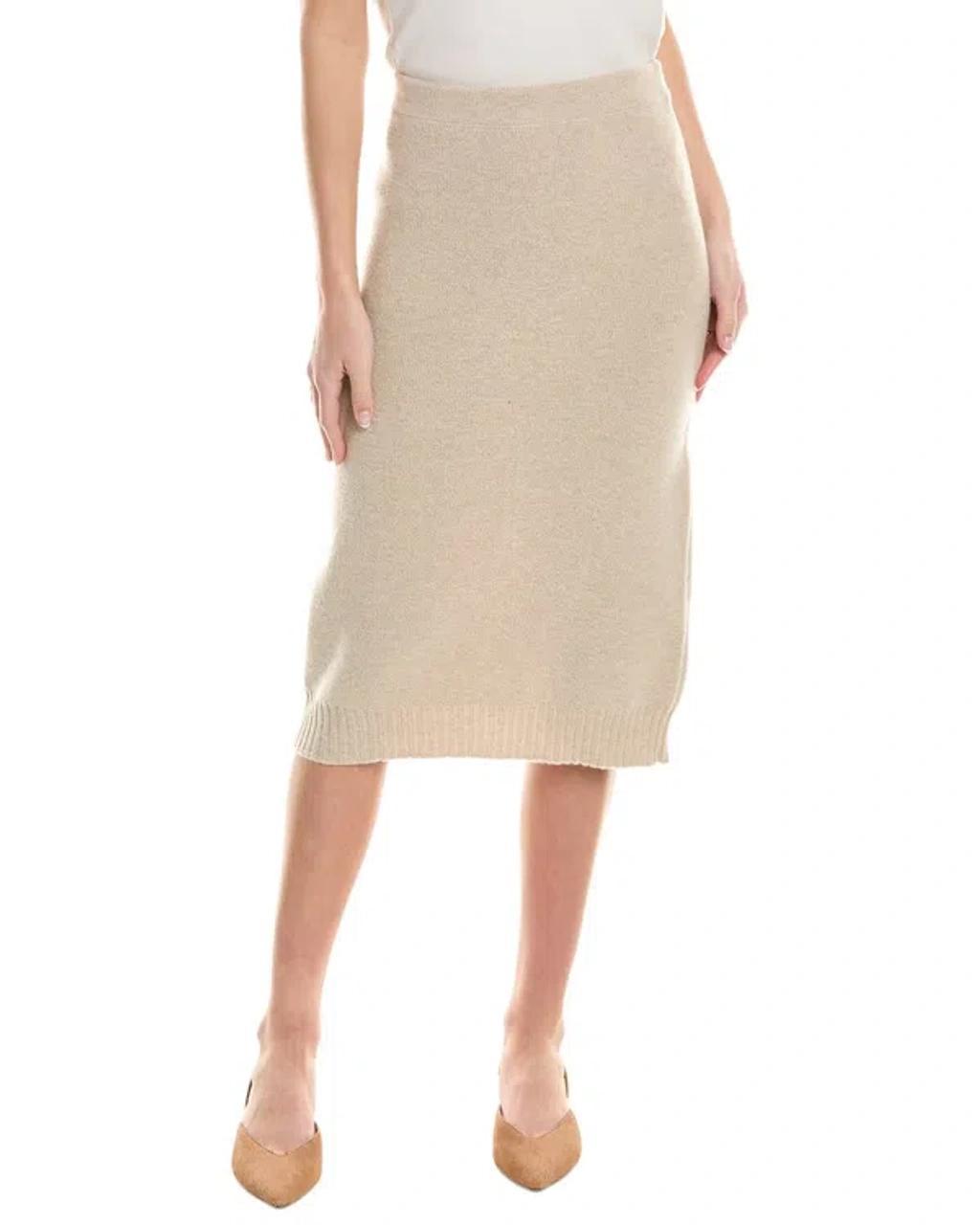 Wool Skirt In Beige product image