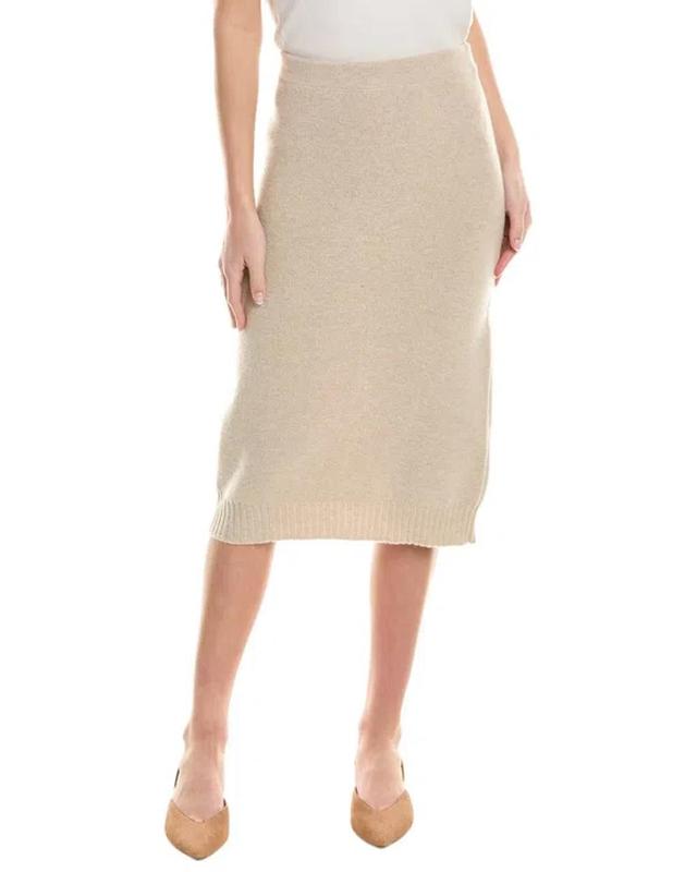 Wool Skirt In Beige Product Image