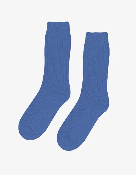 Merino Wool Blend Sock - Pacific Blue Product Image