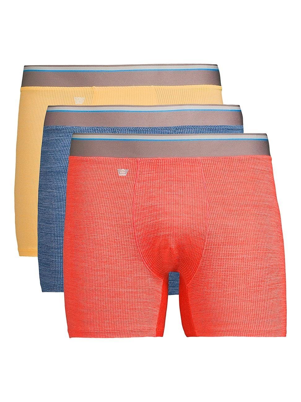 Mens 3-Pack AIRKNITx Stretch Boxer Brief Set Product Image