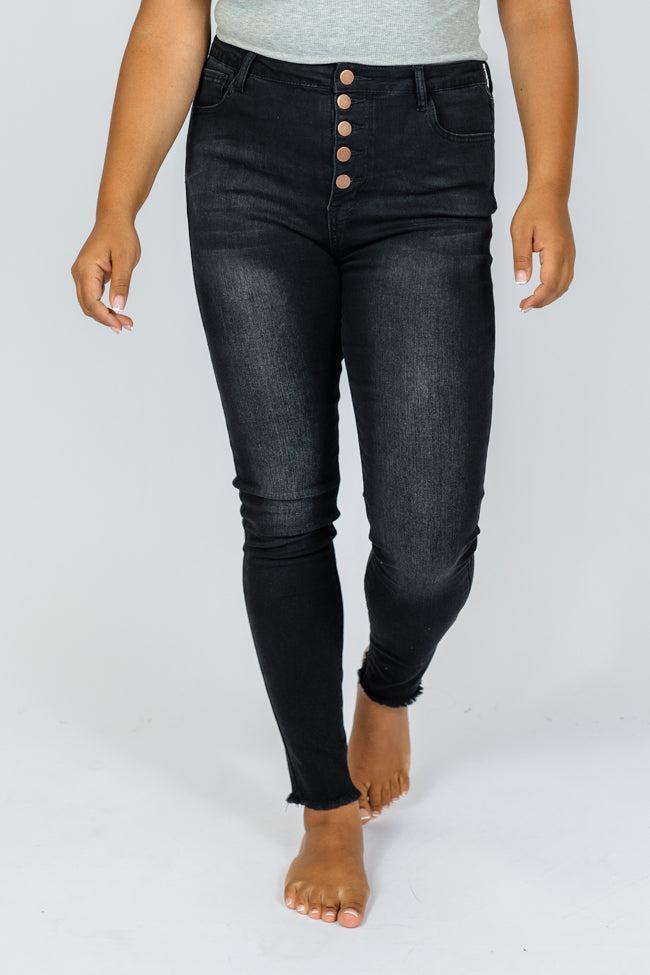 Chelsie Black Skinny Jeans Product Image