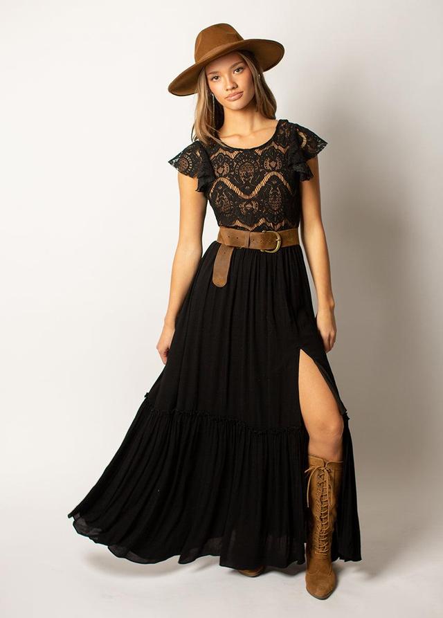 Macienne Dress in Black Product Image