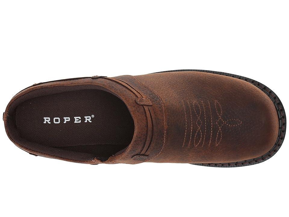 Roper Laces Crazy Horse Leather) Women's Slip on Shoes Product Image