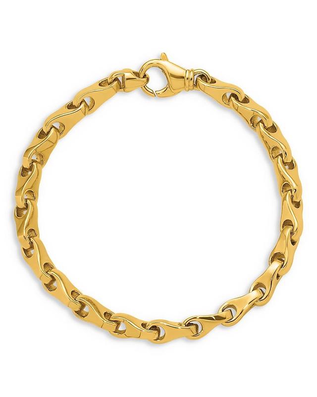 Bloomingdales Fine Collection Mens 14K Yellow Gold Fancy Link Bracelet - Exclusive Product Image