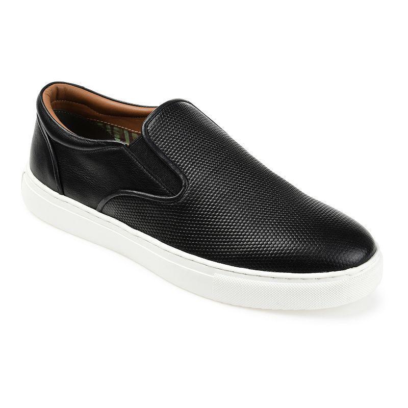 Thomas & Vine Conley Mens Leather Slip-On Sneakers Product Image