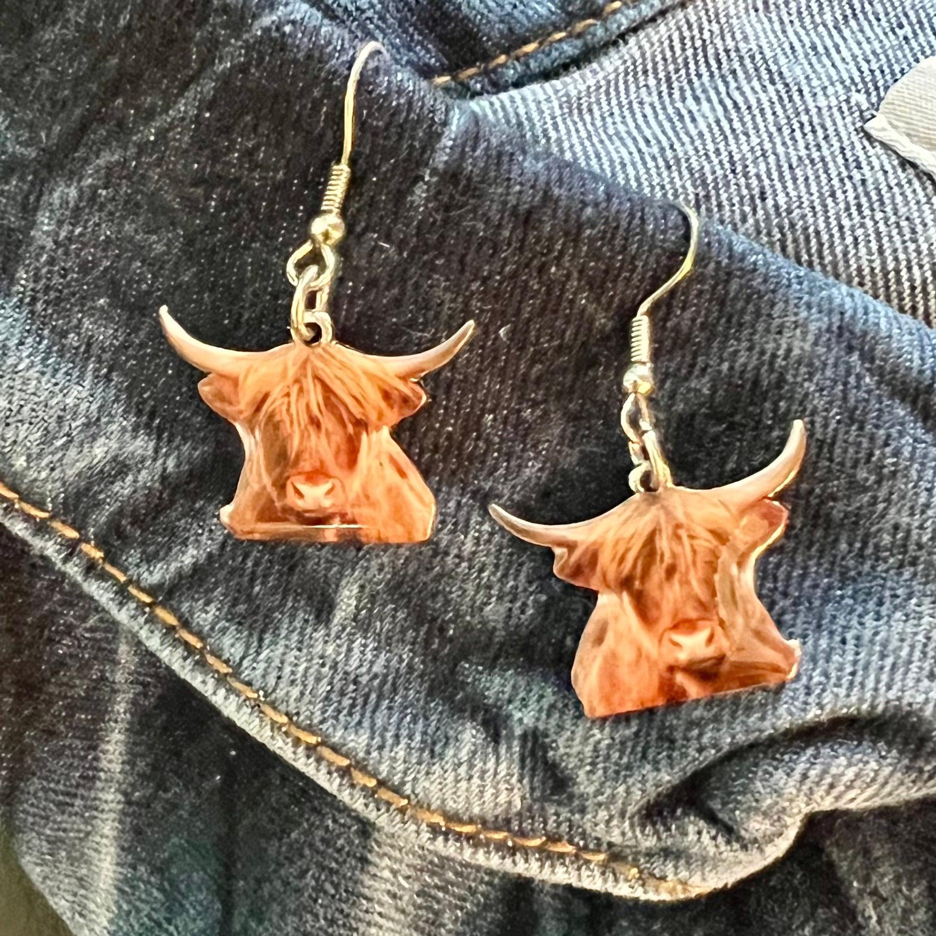 The Highland Cow Earrings Product Image