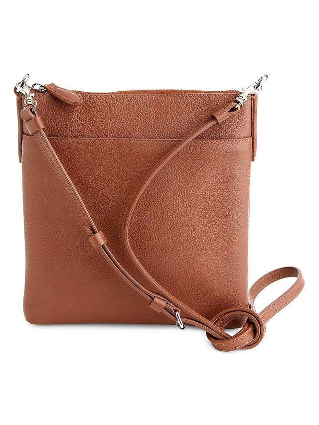 Womens Pebble Grain Crossbody Bag Product Image