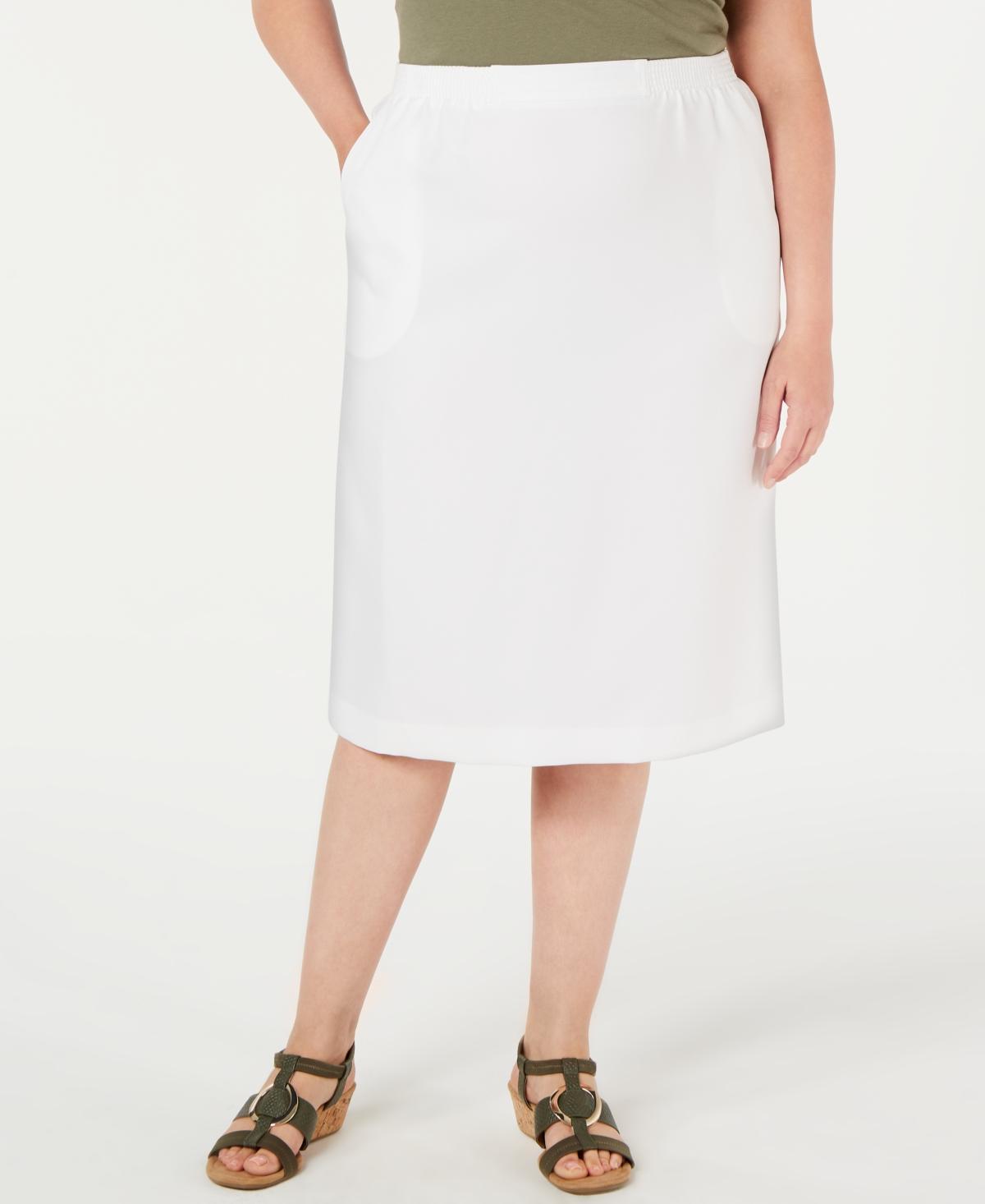 Alfred Dunner Plus Size Classics Classic Fit Skirt Product Image