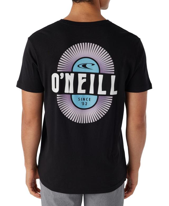 ONeill Mens Sunny Day Relaxed Fit Short-Sleeve Logo Graphic Crewneck T-Shirt Product Image