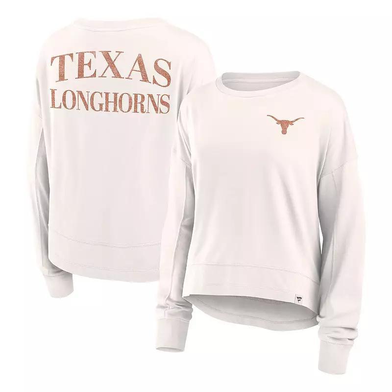 Womens Fanatics Branded Texas Longhorns Kickoff Full Back Long Sleeve T-Shirt product image