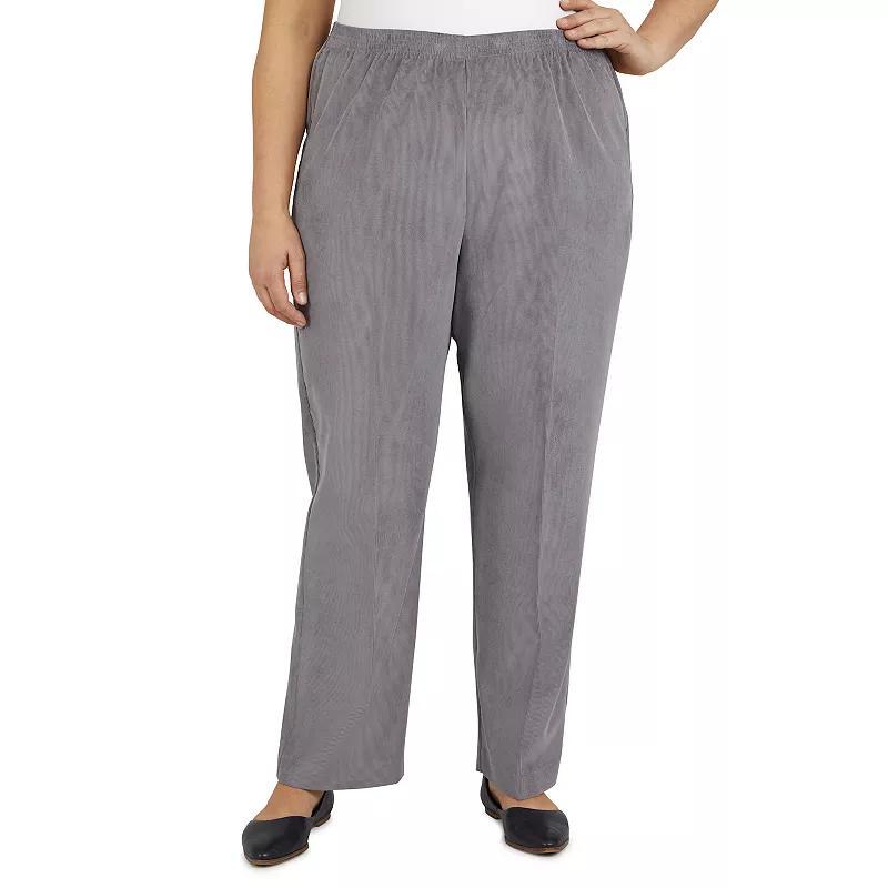 Plus Size Alfred Dunner Solid Classics Corduroy Pants - Short Product Image