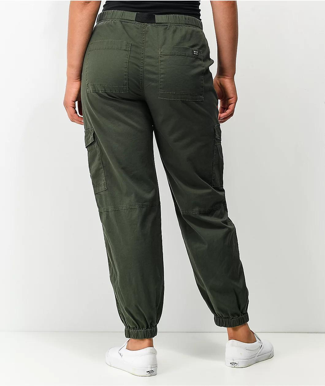 Unionbay Vaughn Green Cargo Jogger Pants Product Image