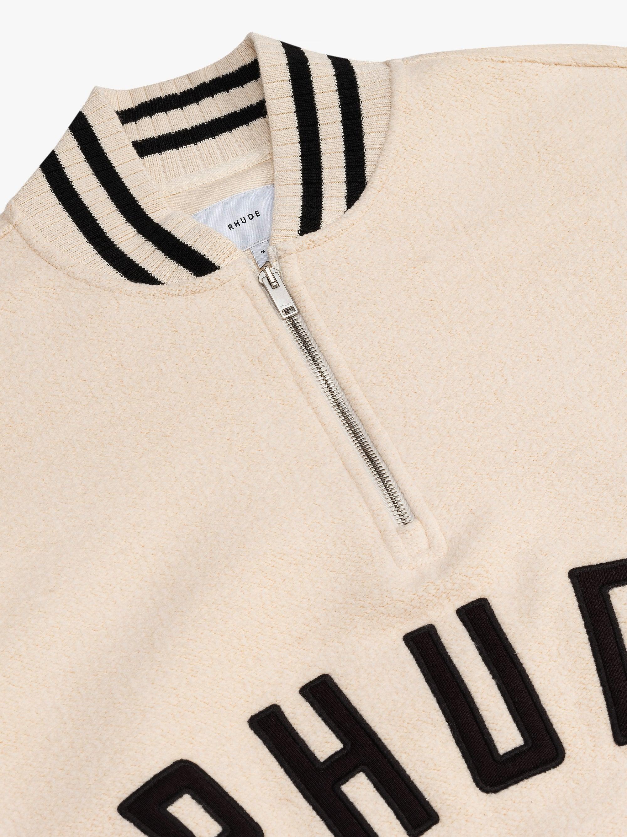 RHUDE QUARTER-ZIP VARSITY Male Product Image