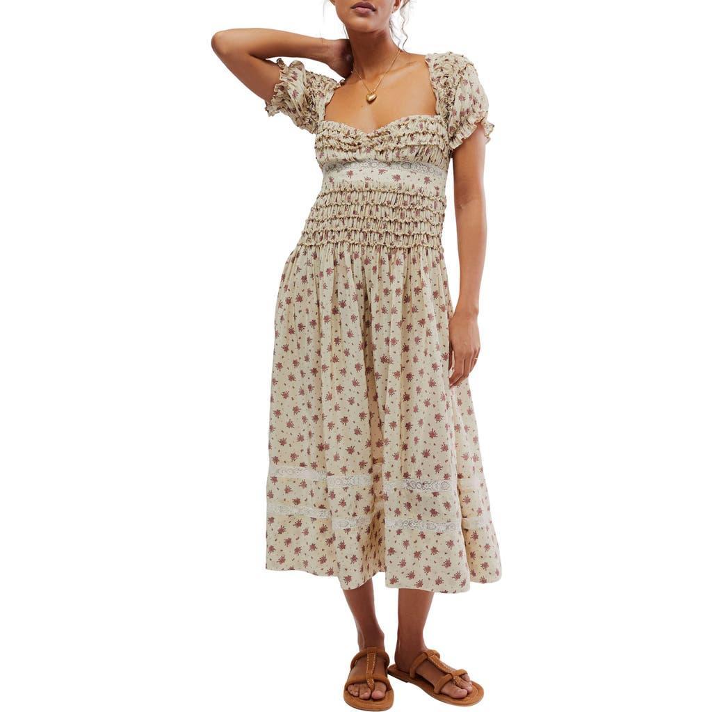 Bali Juniper Smocked Sundress In Ditsy Floral Product Image