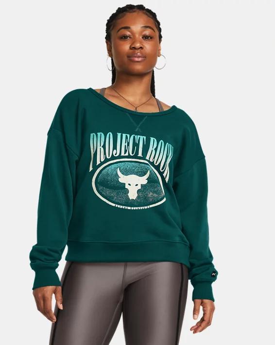 Women's Project Rock Heavyweight Terry Long Sleeve Product Image