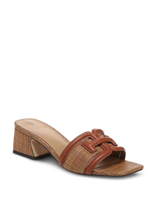 Womens Waylon 45MM Raffia & Leather Mules Product Image