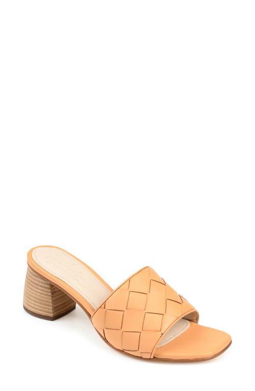 Journee Signature Kellee Woven Leather Sandal Product Image