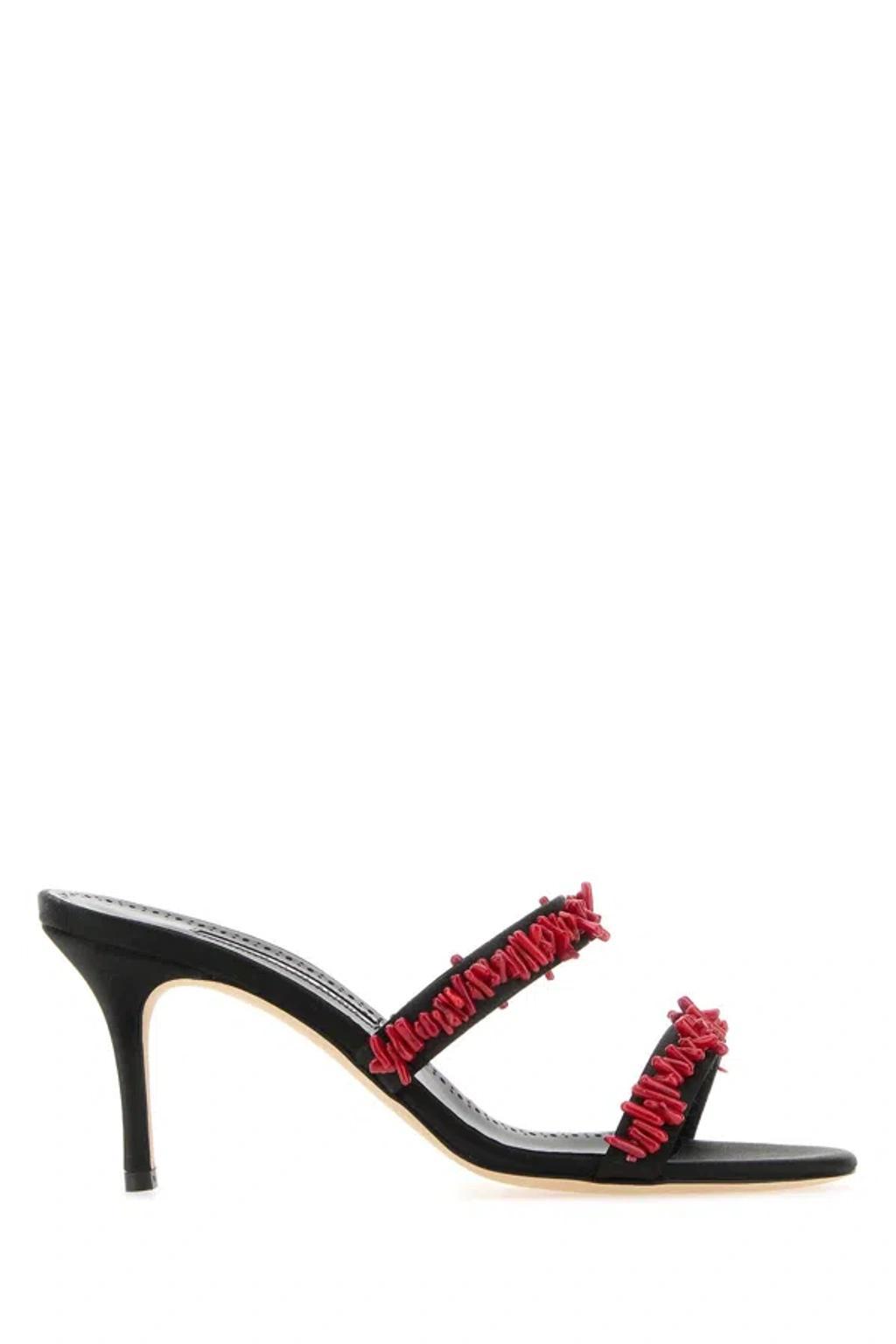 MANOLO BLAHNIK Sandals In Black Product Image