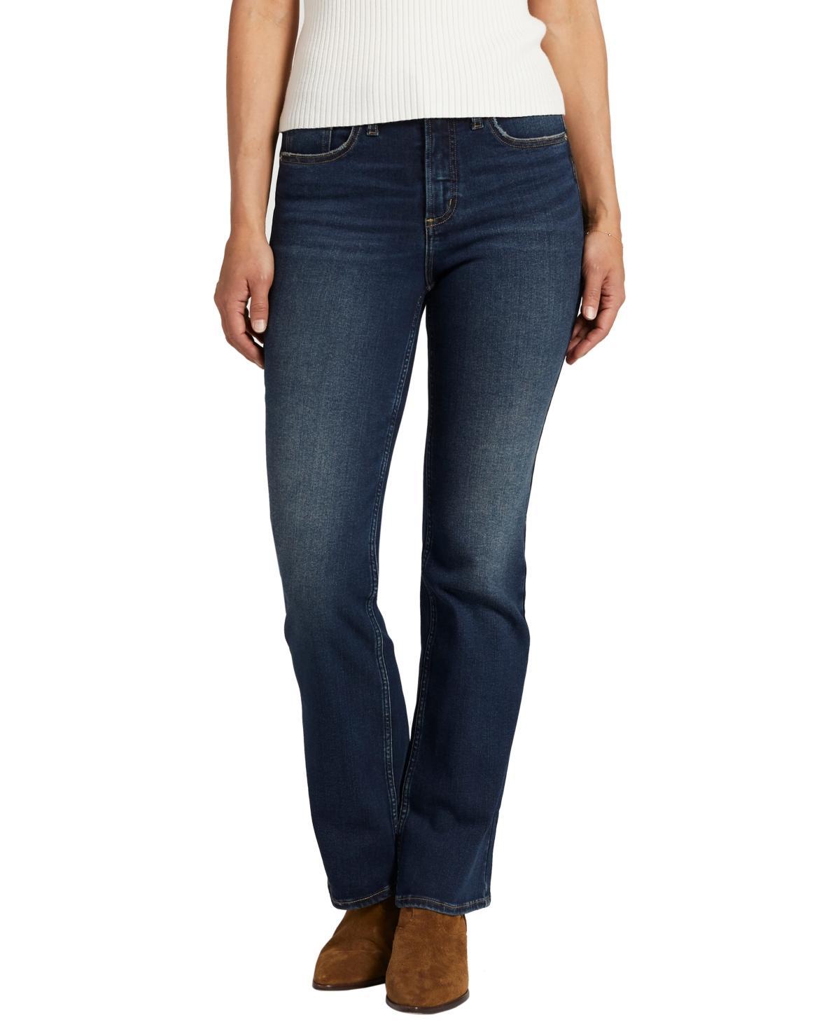 Silver Jeans Co. Infinite Fit High-Rise Bootcut Jeans L88705INF353 (Medium Indigo Wash) Women's Jeans Product Image