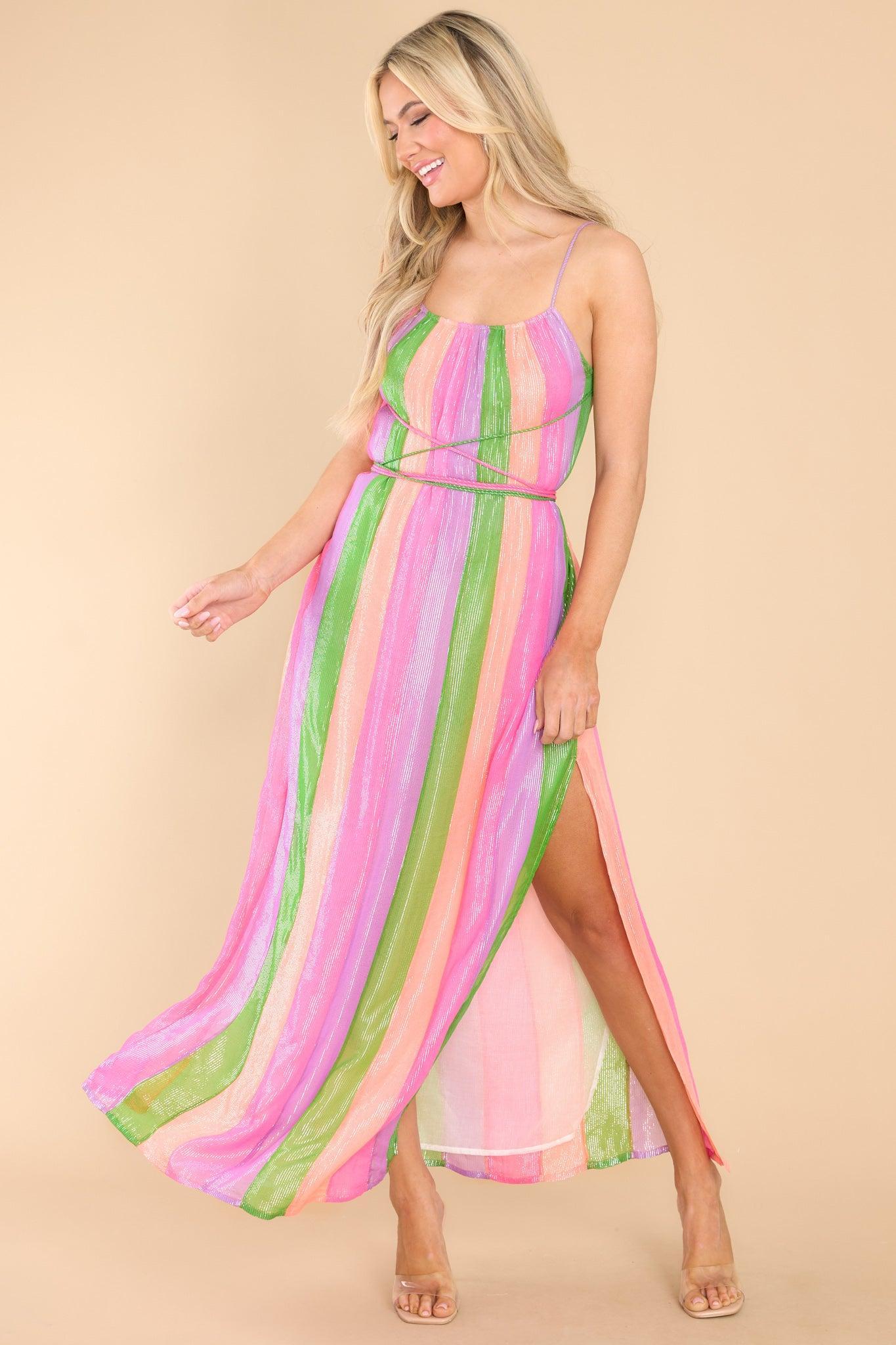 Vanille Mix Marbella Printemps Long Dress Product Image