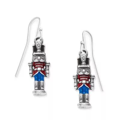 Enamel Nutcracker Earrings Product Image