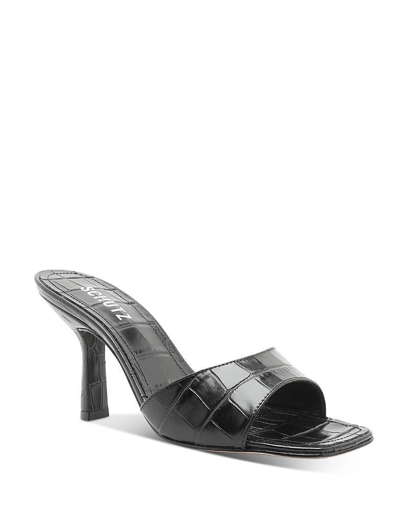 Schutz Womens Posseni High Heel Slide Sandals Product Image