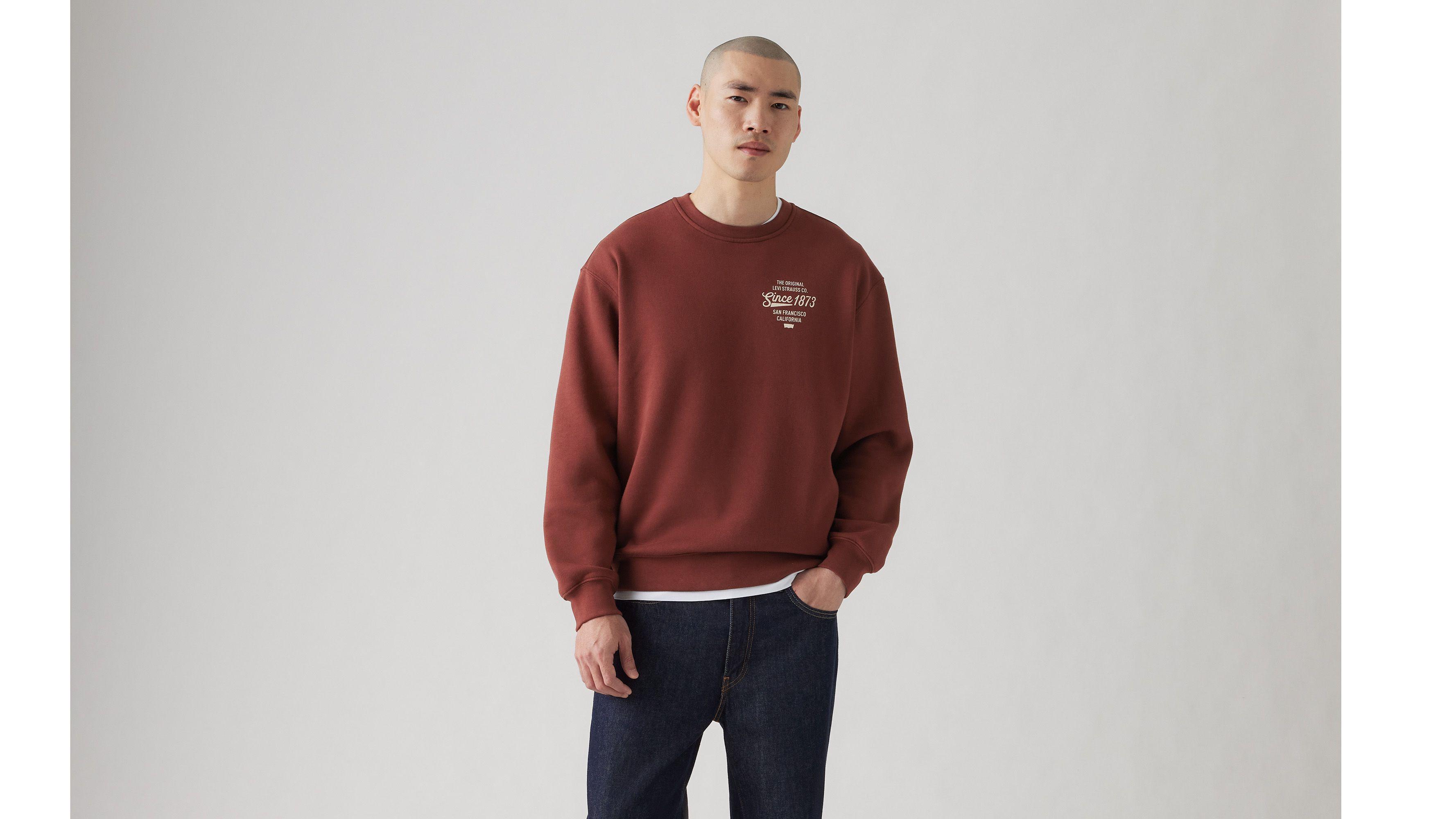 Relaxed Graphic Crewneck Sweatshirt Product Image