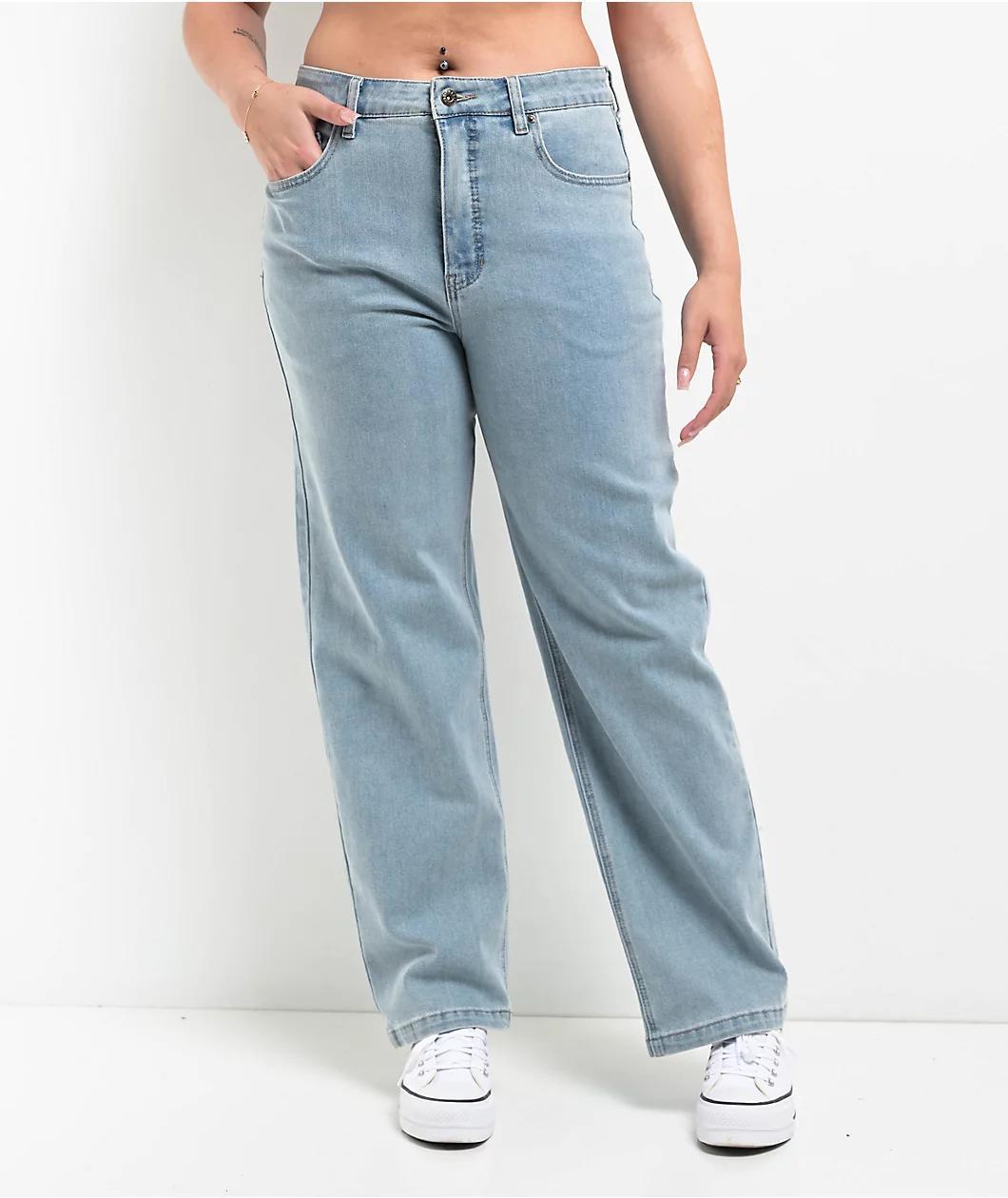 Freeworld Shore Blue Straight Leg Jeans Product Image