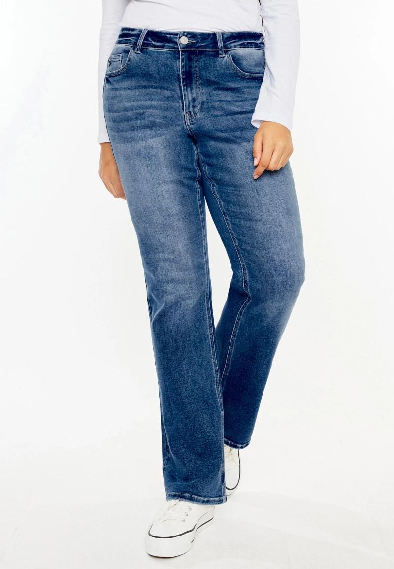 Kancan Plus Size Kancan Womens Essentials High Rise Bootcut Jeans Blue Denim Size 16W - Maurices Product Image