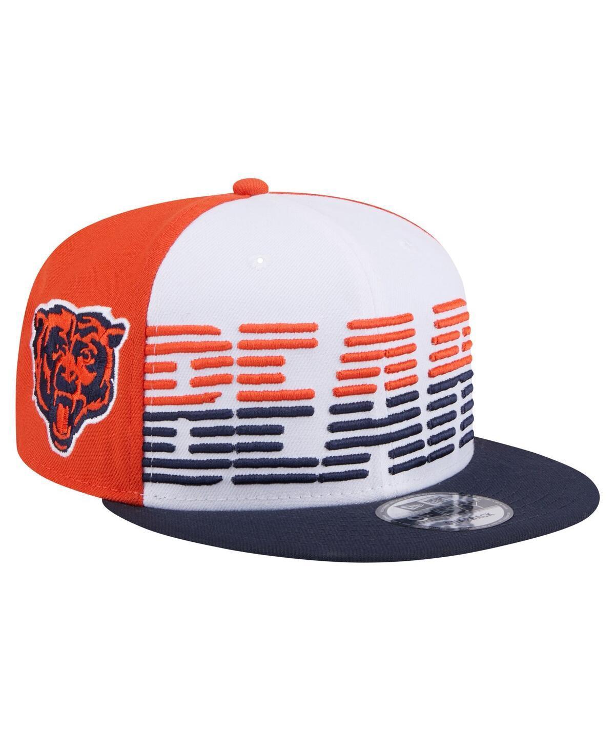 Mens New Era /Navy Chicago Bears Throwback Space 9FIFTY Snapback Hat Product Image