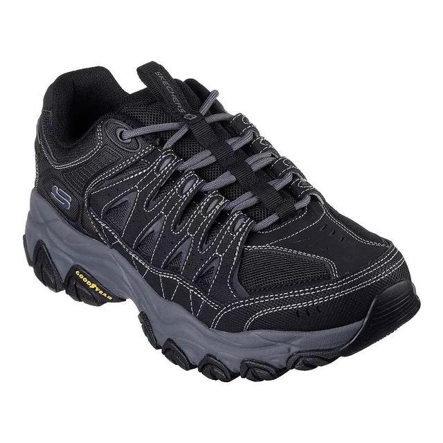 Skechers After Burn M.Fit 2.0 Mens Shoes Black Grey Product Image