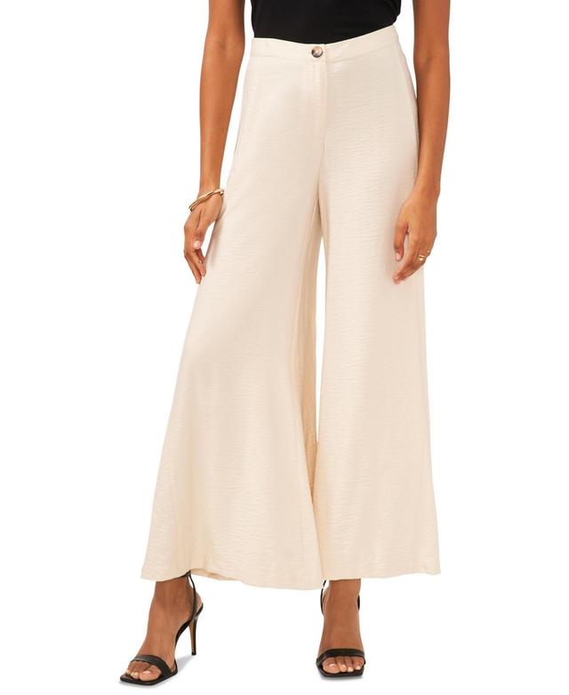 Vince Camuto Womens Elastic-Back Wide-Leg Trousers Product Image