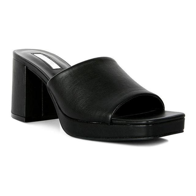 London Rag Artemisa Womens Block Heel Slide Sandals Product Image