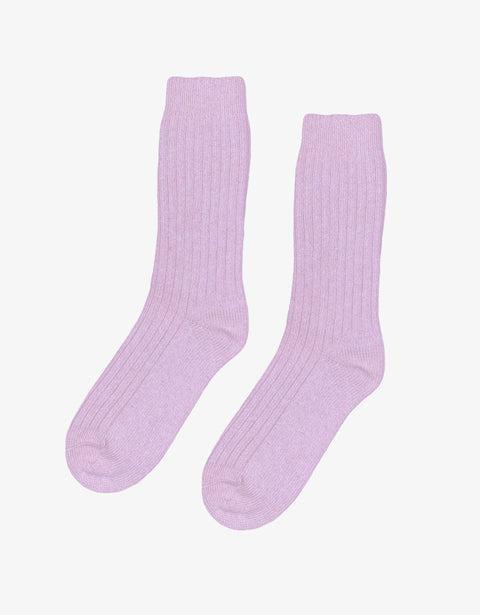 Merino Wool Blend Sock - Soft Lavender Product Image