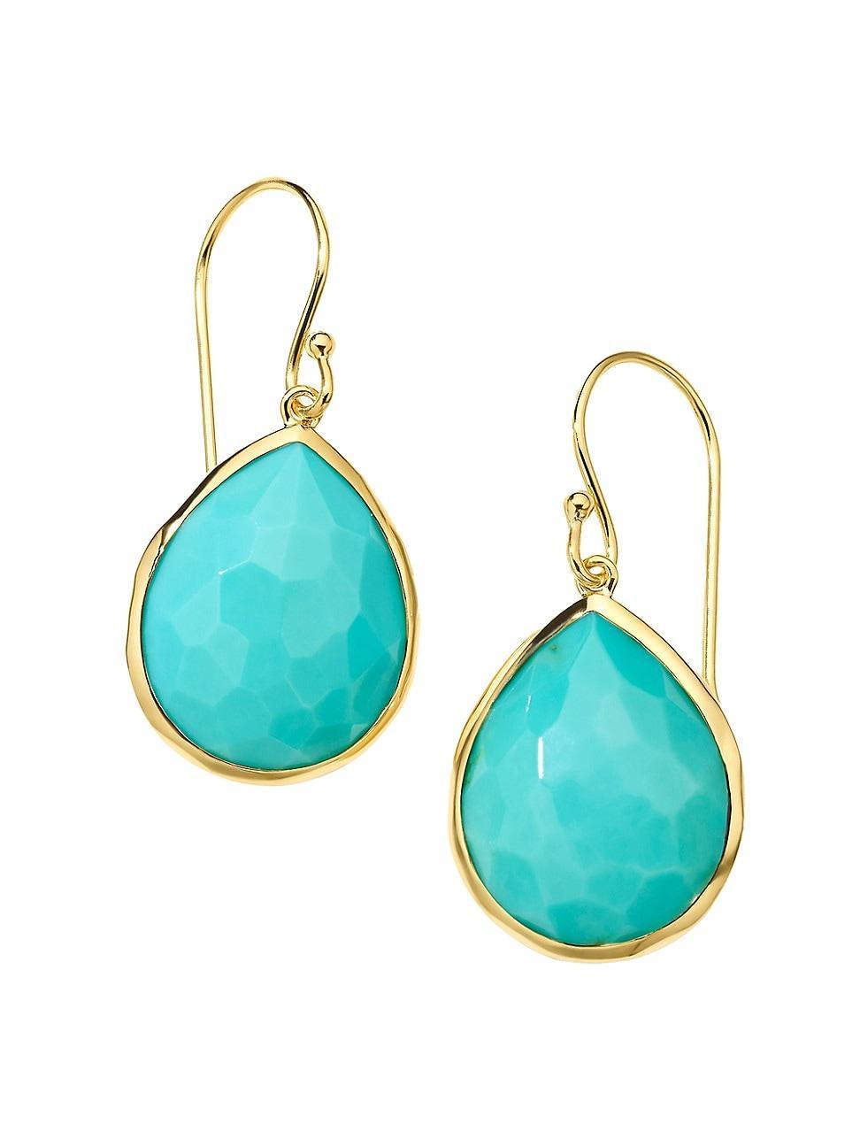 Small Teardrop Earrings in 18K Gold Product Image