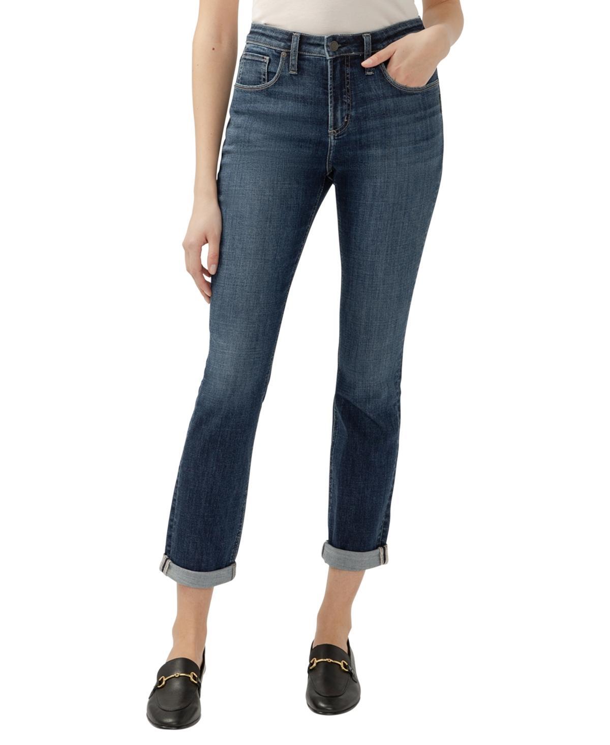 Silver Jeans Co. Womens Beau High Rise Slim Leg Luxe Stretch Jeans product image